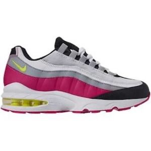 NIKE AIR MAX 95 GS ANTHRACITE VOLT RUSH PINK SNEAKERS